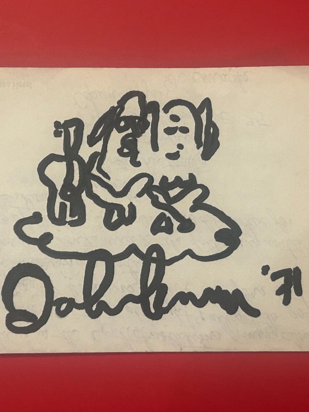 1971 - John & Yoko Lennon Self Portraits SIGNED + LOA